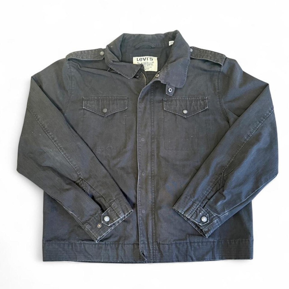 Levies black denim jacket